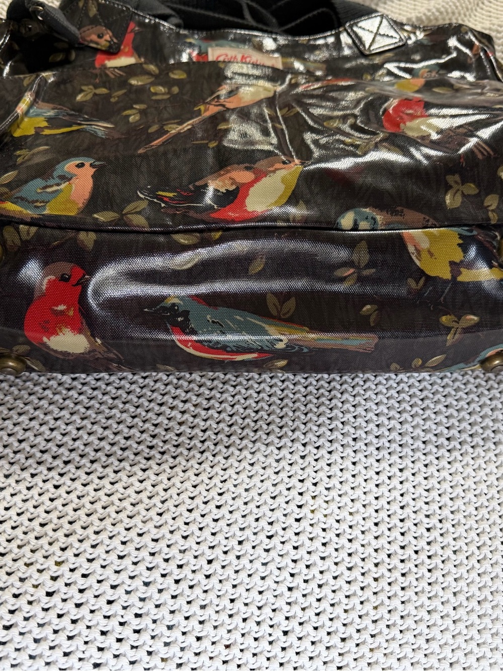 Cath Kidston "Garden Birds" Oilcloth Tote Bag - Picture 2 of 4